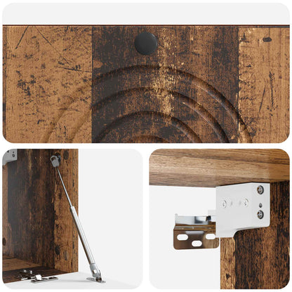 vidaXL Wall-Mounted TV Cabinet Wall-mounted Old Wood 78.5 x 31 x 30 cm
