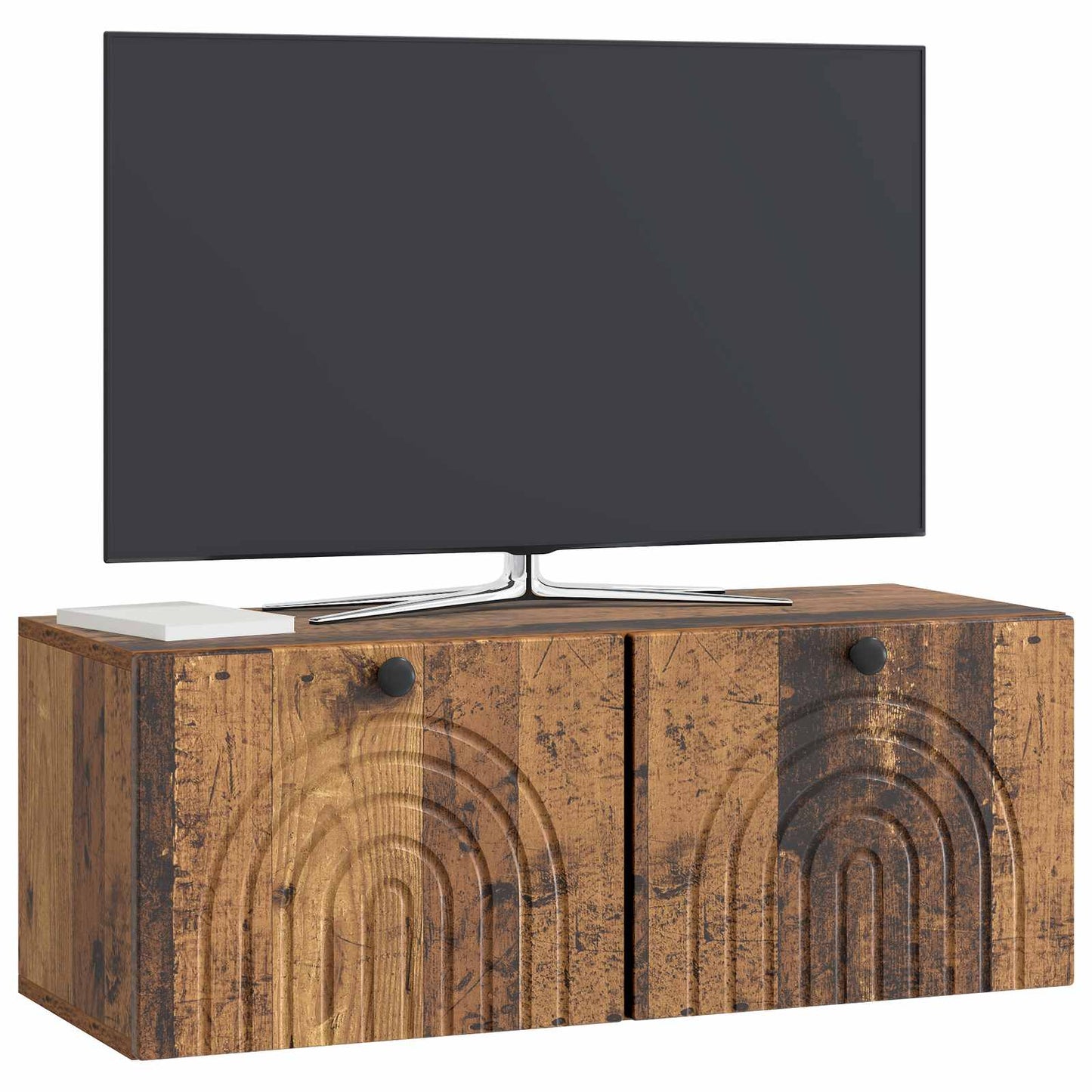 vidaXL Wall-Mounted TV Cabinet Wall-mounted Old Wood 78.5 x 31 x 30 cm