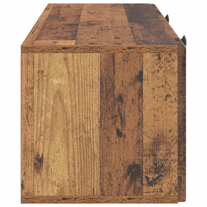 vidaXL Wall-Mounted TV Cabinet Wall-mounted Old Wood 78.5 x 31 x 30 cm
