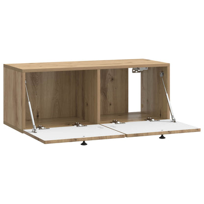 vidaXL Wall-Mounted TV Cabinet Artisan Oak 78.5 x 31 x 30 cm