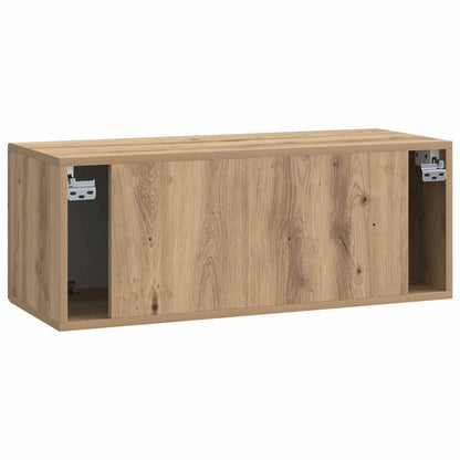 vidaXL Wall-Mounted TV Cabinet Artisan Oak 78.5 x 31 x 30 cm