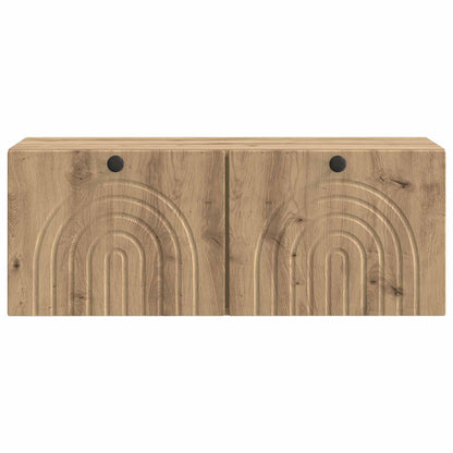 vidaXL Wall-Mounted TV Cabinet Artisan Oak 78.5 x 31 x 30 cm