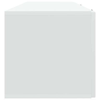 vidaXL Wall-Mounted TV Cabinet White 98 x 31 x 30 cm Engineered Wood