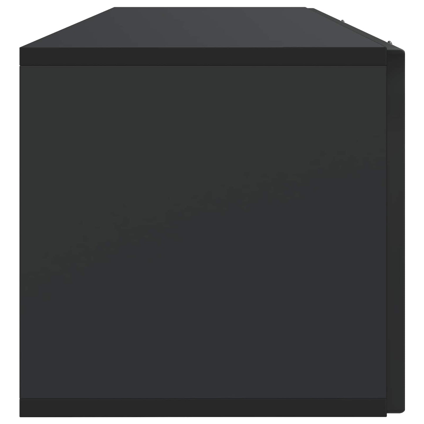 vidaXL Wall-Mounted TV Cabinet Black 98 x 31 x 30 cm Engineered Wood