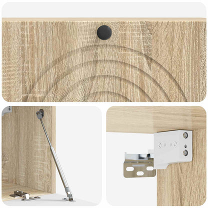 vidaXL Wall-Mounted TV Cabinet Wall-mounted Sonoma Oak 98 x 31 x 30 cm
