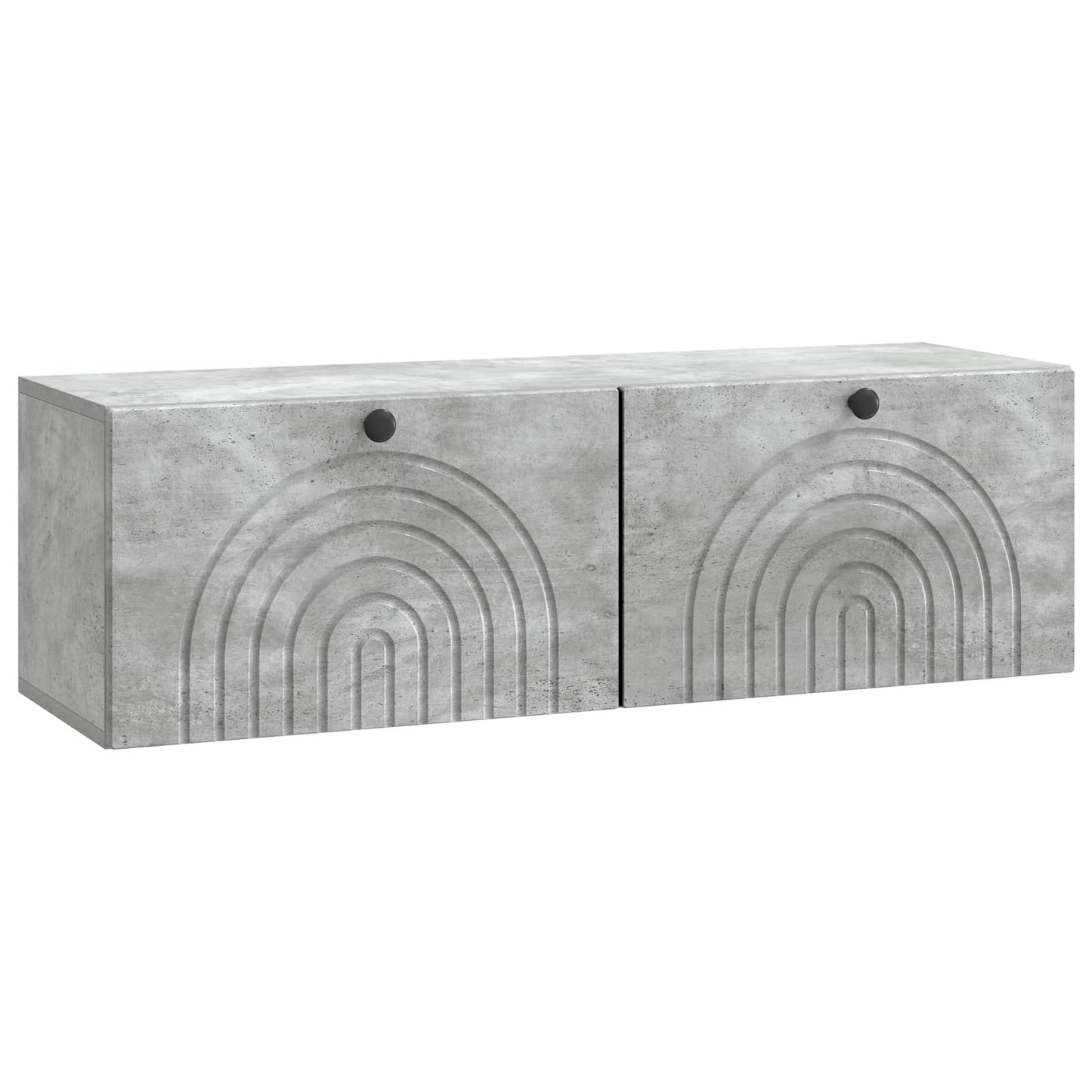 vidaXL Wall-Mounted TV Cabinet Concrete Grey 98 x 31 x 30 cm