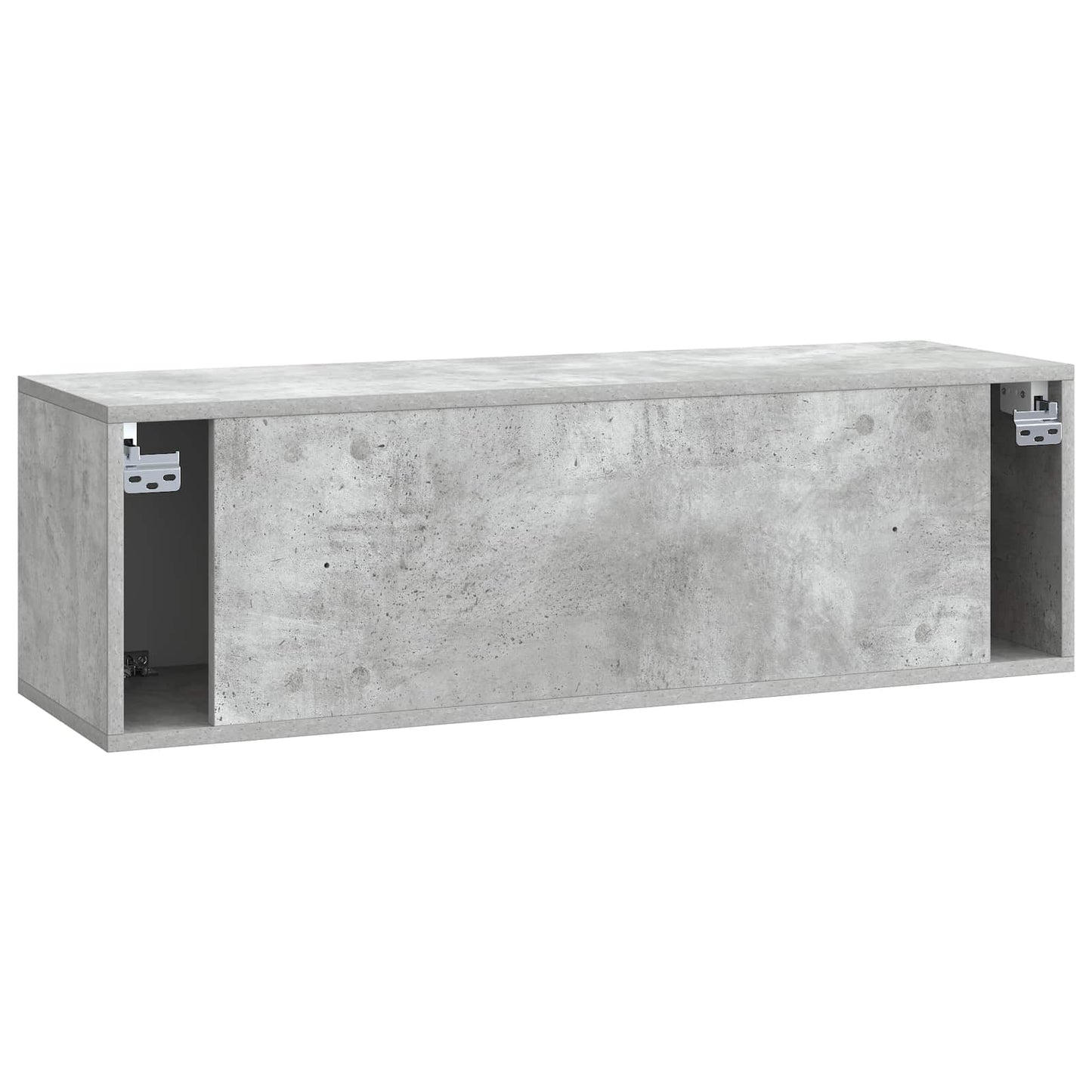 vidaXL Wall-Mounted TV Cabinet Concrete Grey 98 x 31 x 30 cm