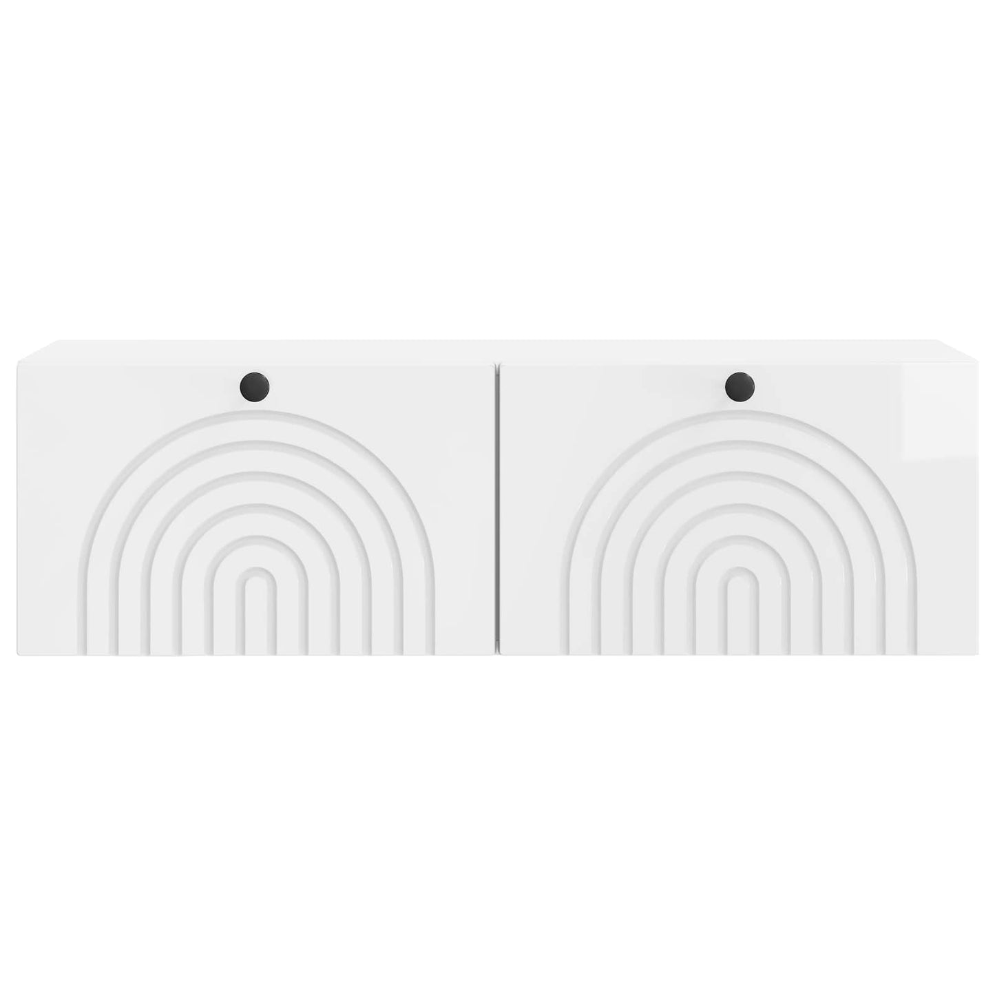 vidaXL Wall-Mounted TV Cabinet High Gloss White 98 x 31 x 30 cm