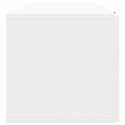 vidaXL Wall-Mounted TV Cabinet High Gloss White 98 x 31 x 30 cm