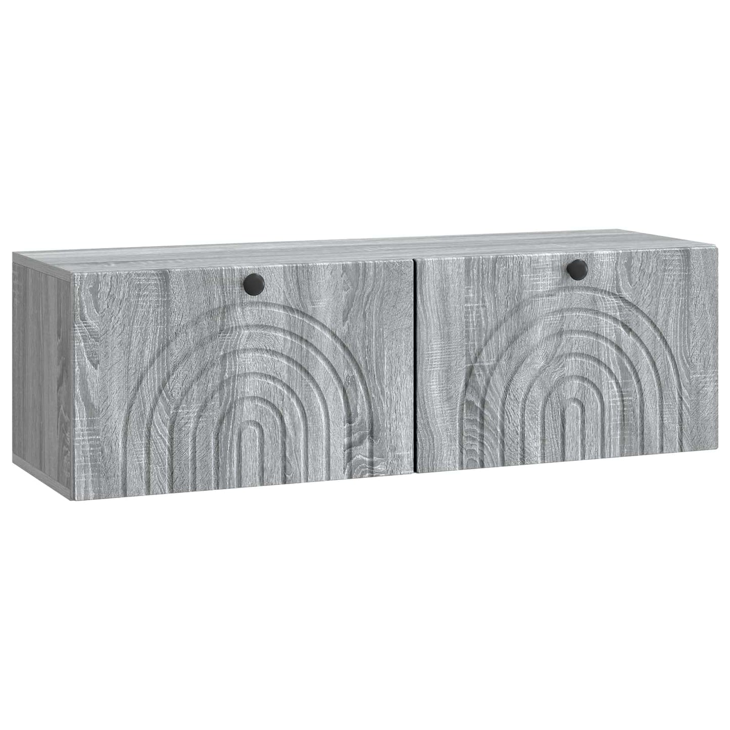 vidaXL Wall-Mounted TV Cabinet Grey Sonoma 98 x 31 x 30 cm