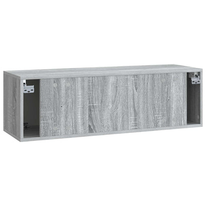vidaXL Wall-Mounted TV Cabinet Grey Sonoma 98 x 31 x 30 cm