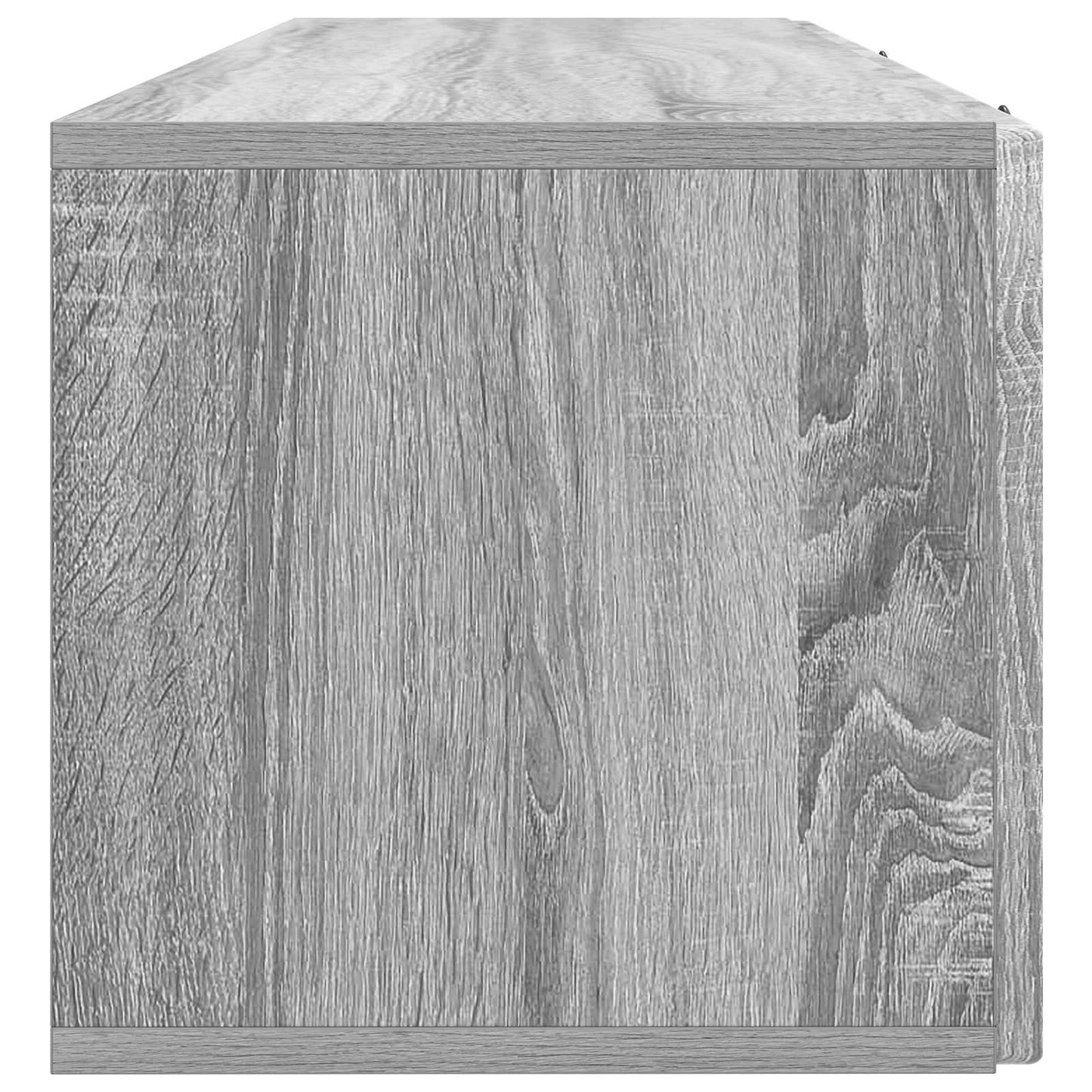 vidaXL Wall-Mounted TV Cabinet Grey Sonoma 98 x 31 x 30 cm