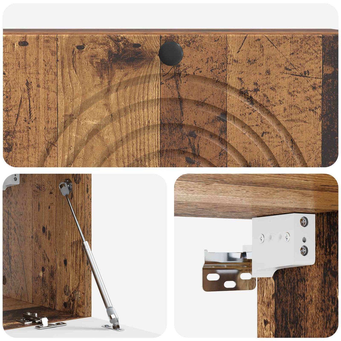 vidaXL Wall-Mounted TV Cabinet Wall-mounted Old Wood 98 x 31 x 30 cm