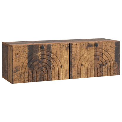 vidaXL Wall-Mounted TV Cabinet Wall-mounted Old Wood 98 x 31 x 30 cm