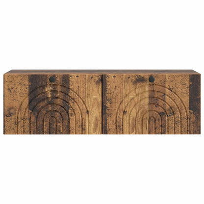 vidaXL Wall-Mounted TV Cabinet Wall-mounted Old Wood 98 x 31 x 30 cm
