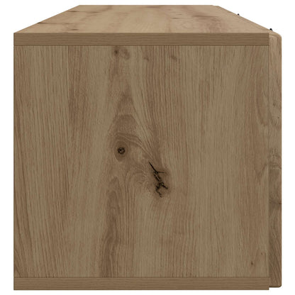vidaXL Wall-Mounted TV Cabinet 98 x 31 x 30 cm Artisan Oak