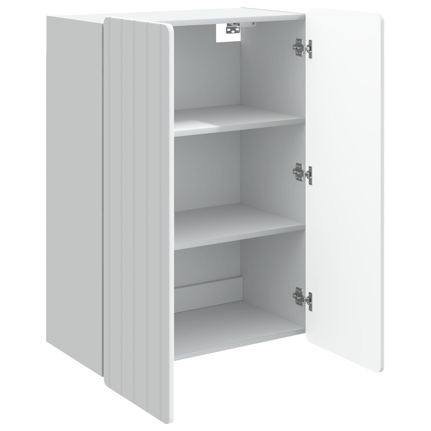 vidaXL Wall-Mounted Cabinet White 66 x 34.5 x 92 cm Engineered Wood