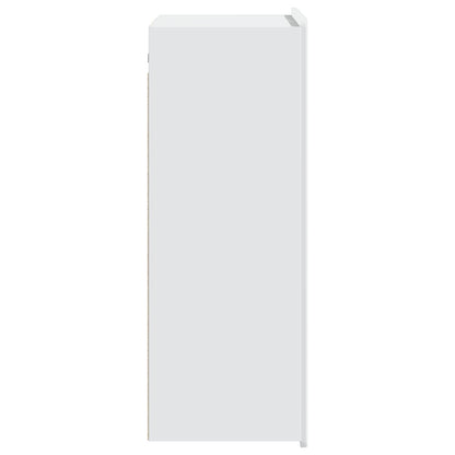 vidaXL Wall-Mounted Cabinet White 66 x 34.5 x 92 cm Engineered Wood