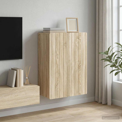 vidaXL Wall-Mounted Cabinet Sonoma Oak 66 x 34.5 x 92 cm