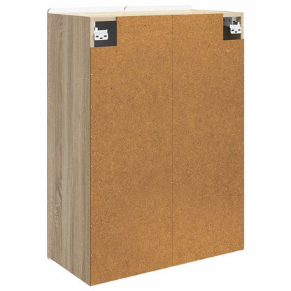 vidaXL Wall-Mounted Cabinet Sonoma Oak 66 x 34.5 x 92 cm