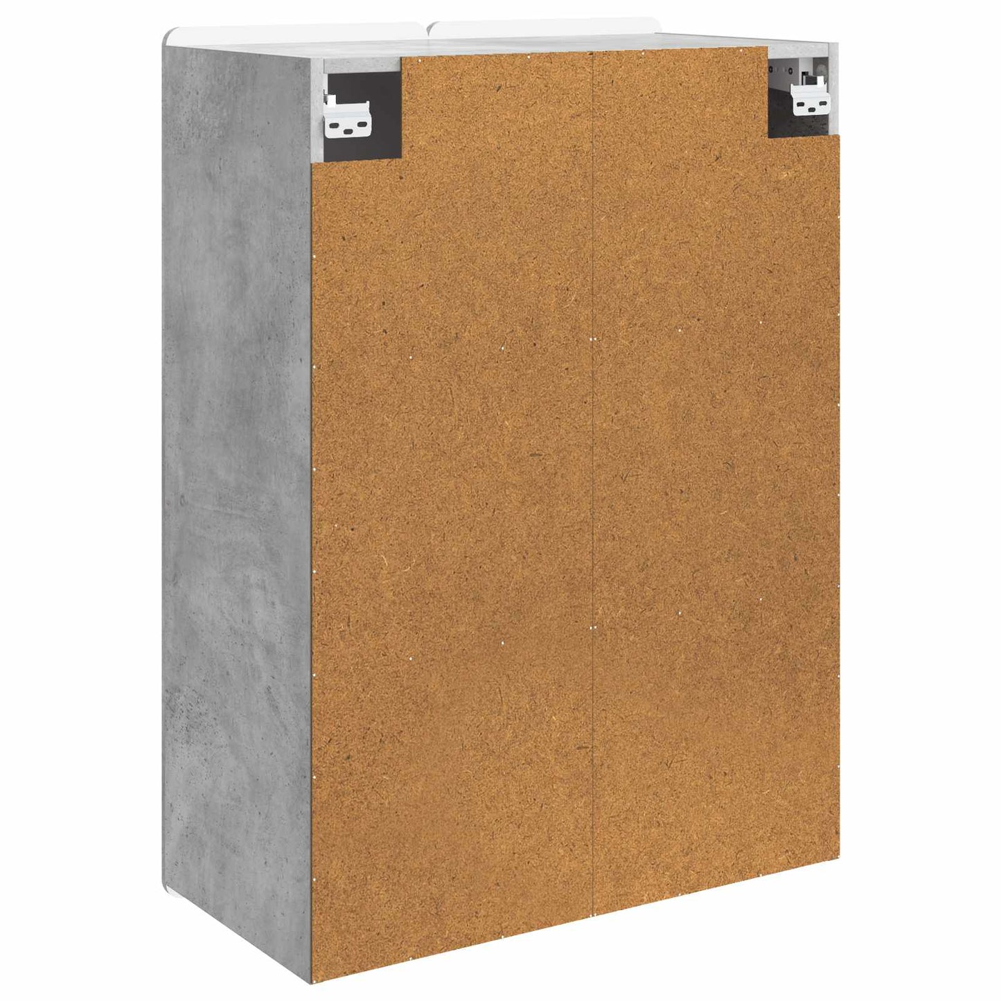 vidaXL Wall-Mounted Cabinet Concrete Grey 66 x 34.5 x 92 cm