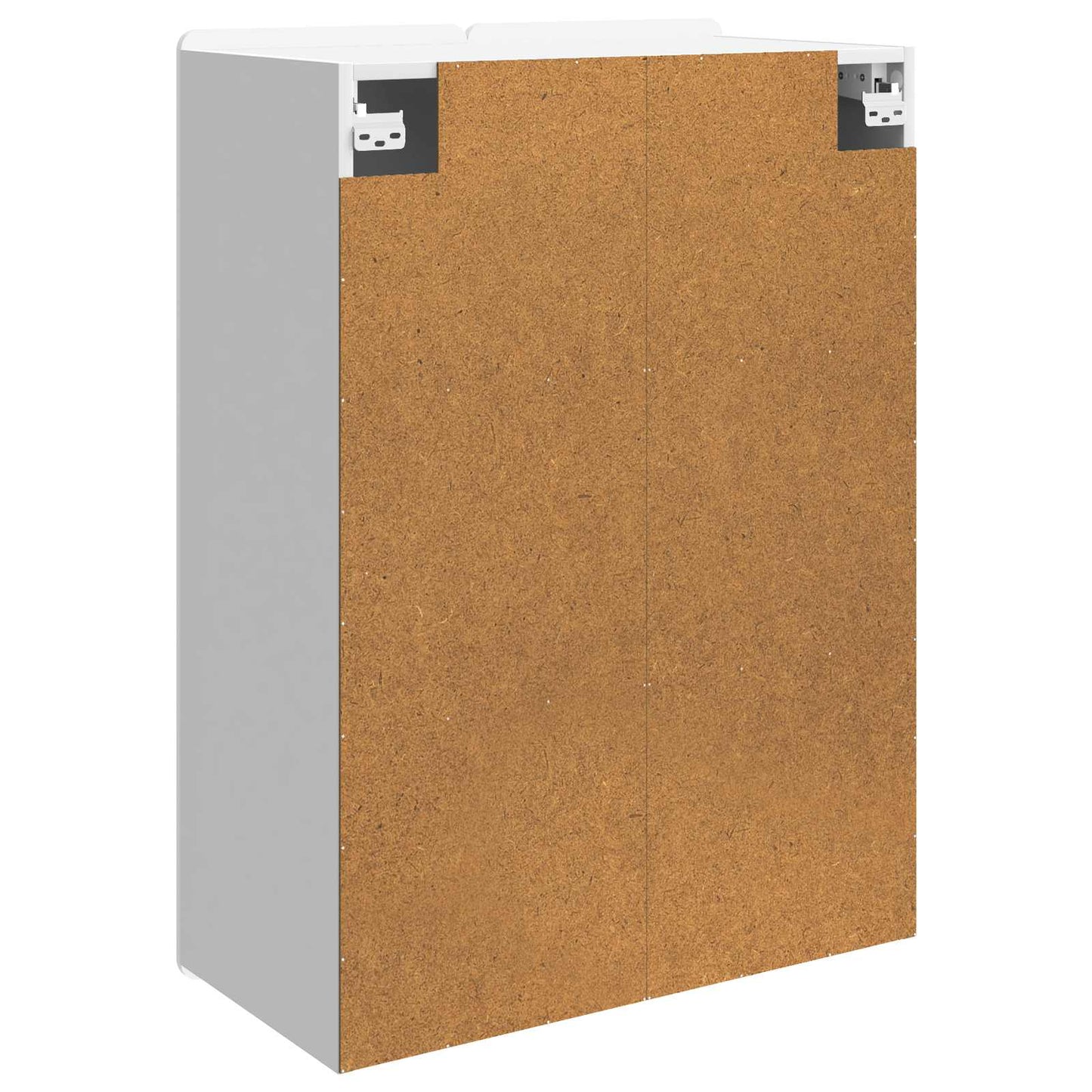 vidaXL Wall-Mounted Cabinet High Gloss White 66 x 34.5 x 92 cm