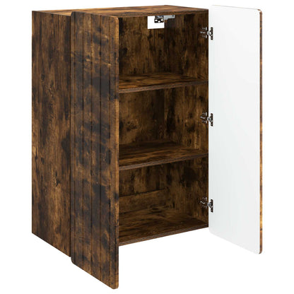 vidaXL Wall-Mounted Cabinet Smoked Oak 66 x 34.5 x 92 cm