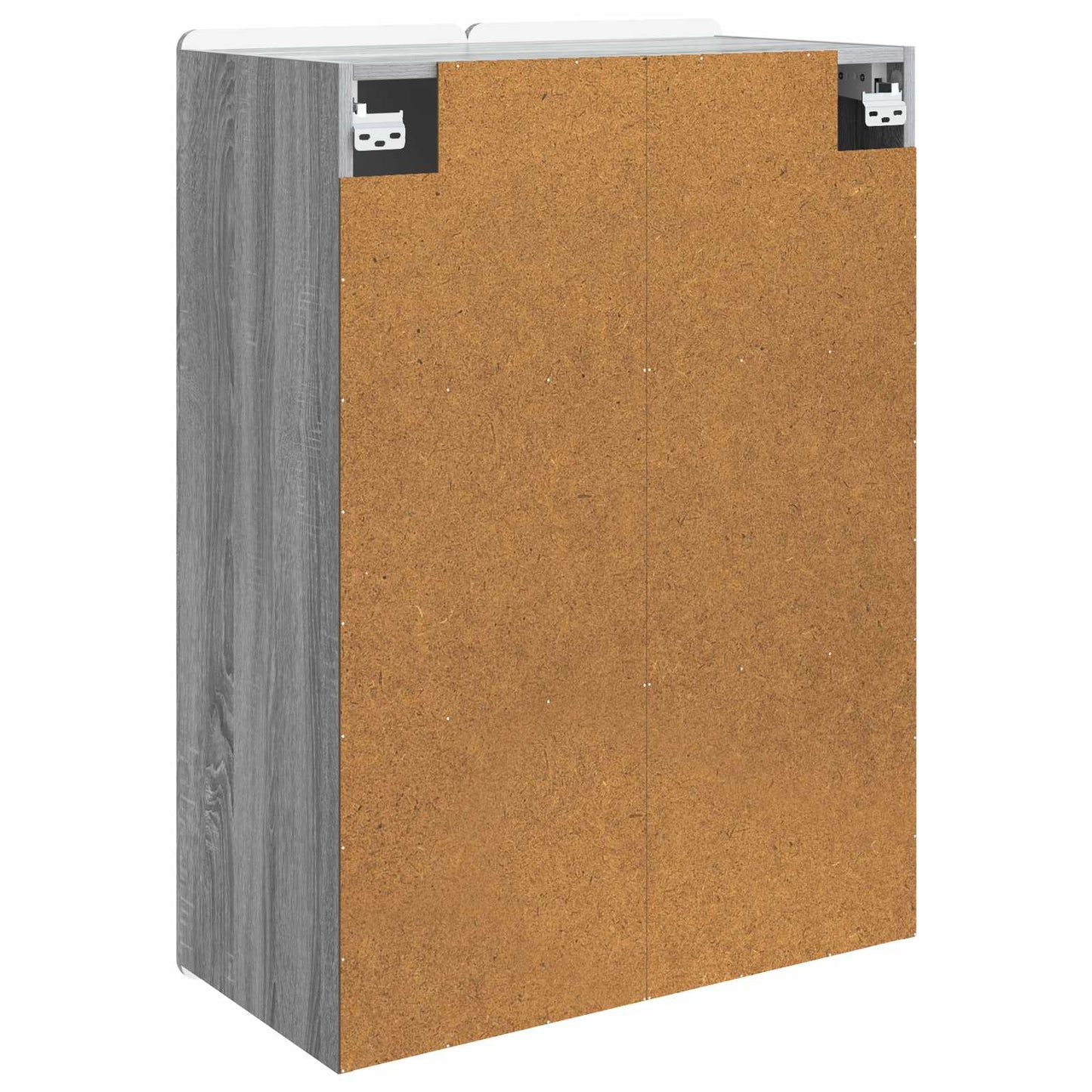 vidaXL Wall-Mounted Cabinet Grey Sonoma 66 x 34.5 x 92 cm