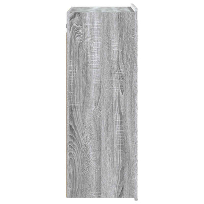 vidaXL Wall-Mounted Cabinet Grey Sonoma 66 x 34.5 x 92 cm