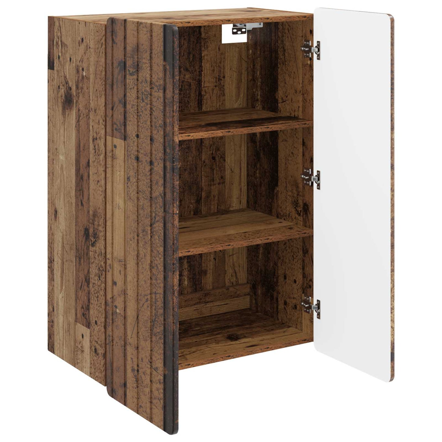 vidaXL Wall-Mounted Cabinet Old Wood 66 x 34.5 x 92 cm Engineered Wood