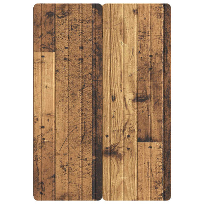 vidaXL Wall-Mounted Cabinet Old Wood 66 x 34.5 x 92 cm Engineered Wood