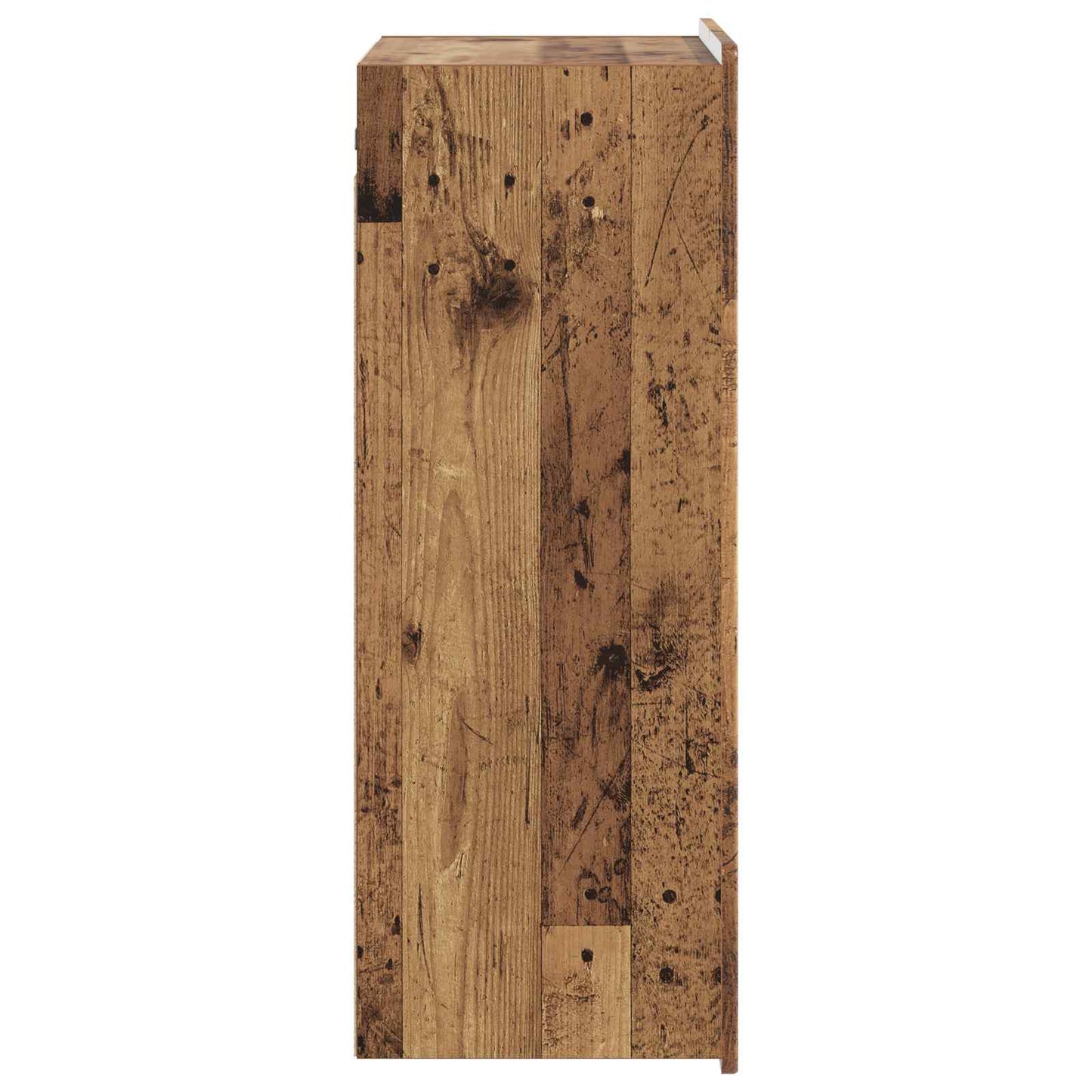 vidaXL Wall-Mounted Cabinet Old Wood 66 x 34.5 x 92 cm Engineered Wood