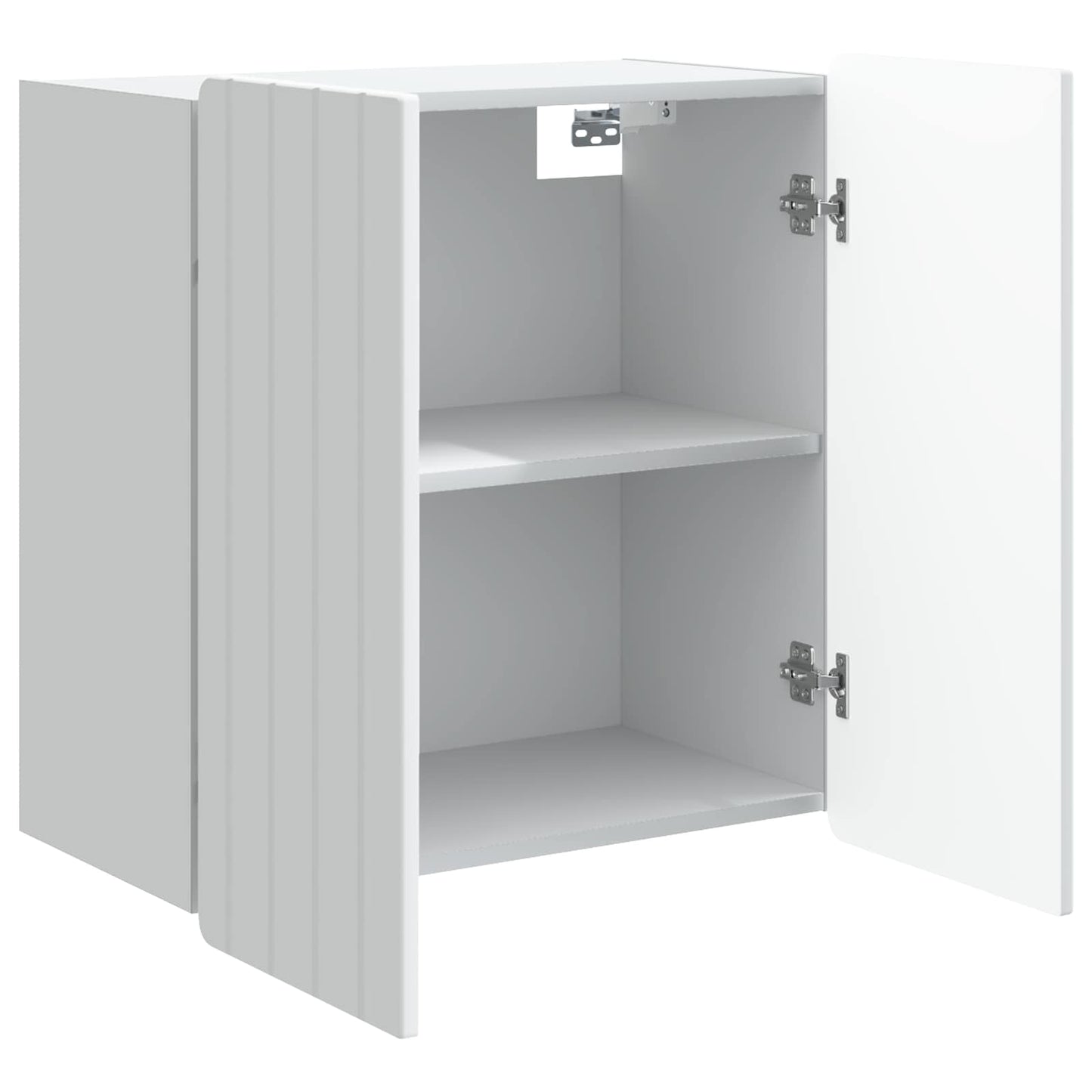 vidaXL Wall-Mounted Cabinet White 59 x 31 x 64 cm Engineered Wood