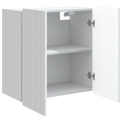 vidaXL Wall-Mounted Cabinet White 59 x 31 x 64 cm Engineered Wood