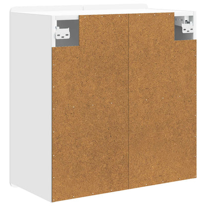 vidaXL Wall-Mounted Cabinet White 59 x 31 x 64 cm Engineered Wood