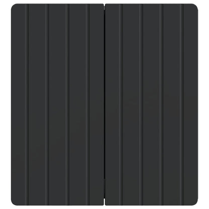 vidaXL Wall-Mounted Cabinet Black 59 x 31 x 64 cm Engineered Wood