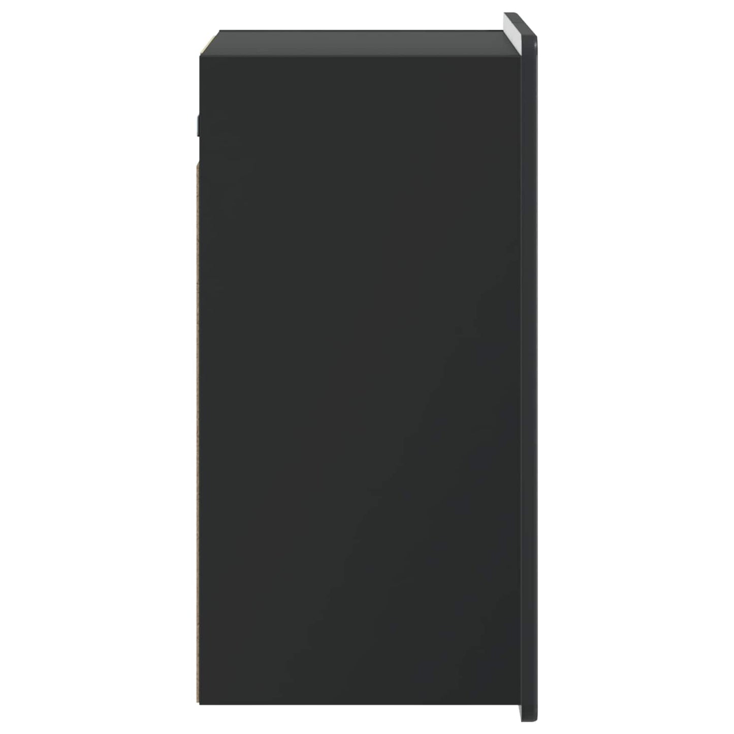 vidaXL Wall-Mounted Cabinet Black 59 x 31 x 64 cm Engineered Wood