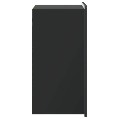 vidaXL Wall-Mounted Cabinet Black 59 x 31 x 64 cm Engineered Wood