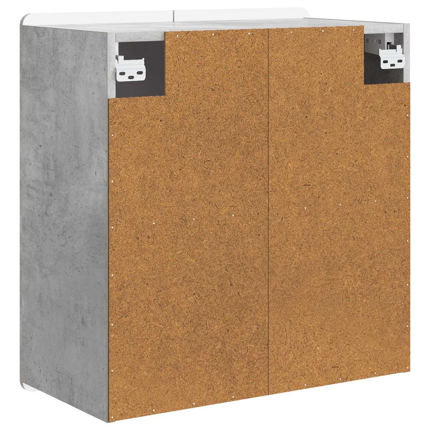 vidaXL Wall-Mounted Cabinet Concrete Grey 59 x 31 x 64 cm