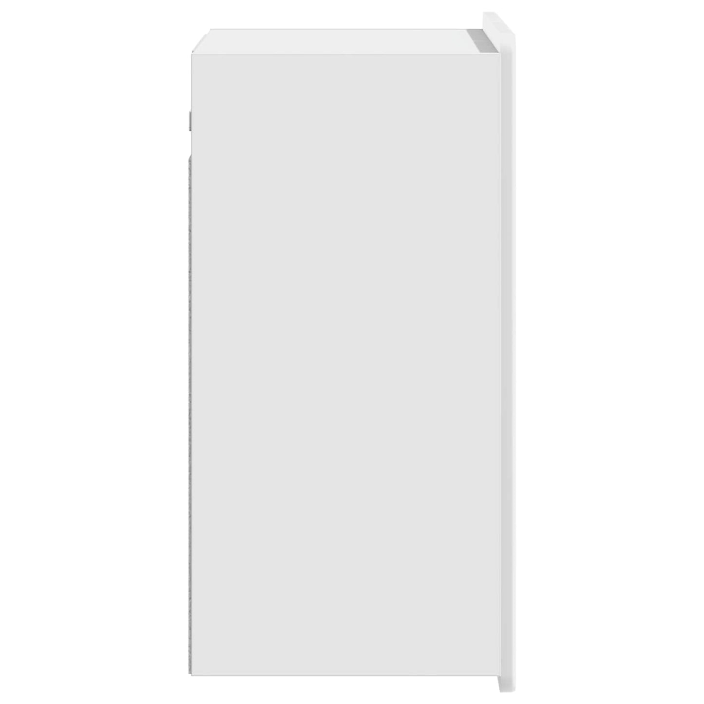 vidaXL Wall-Mounted Cabinet High Gloss White 59 x 31 x 64 cm