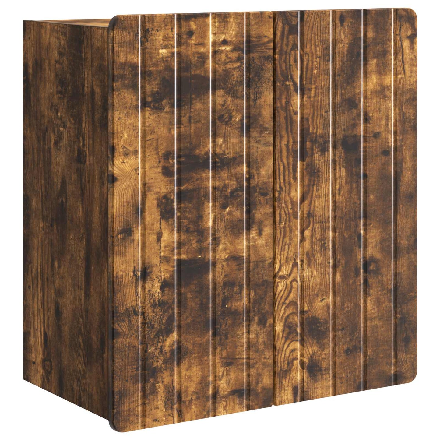 vidaXL Wall-Mounted Cabinet Smoked Oak 59 x 31 x 64 cm Engineered Wood