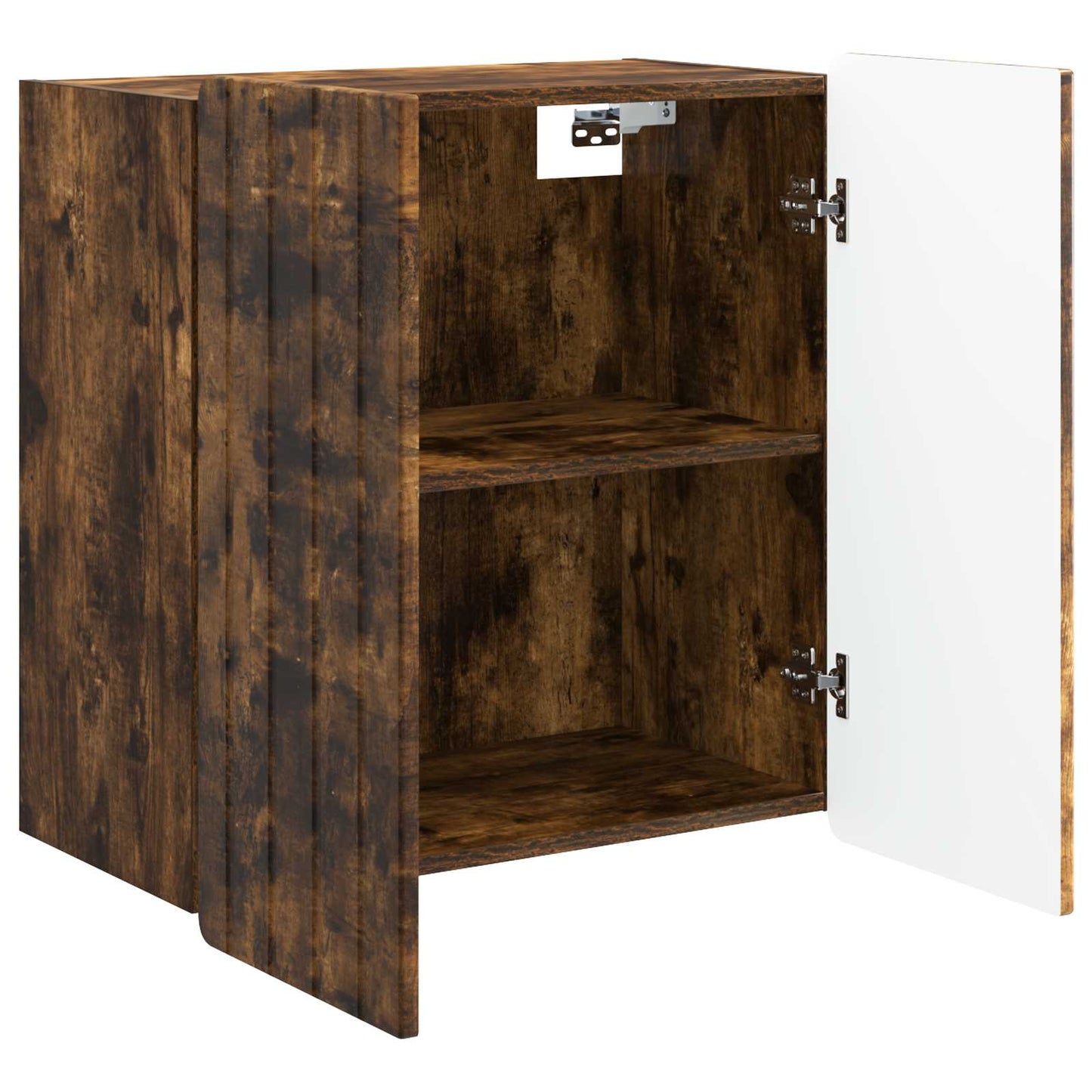 vidaXL Wall-Mounted Cabinet Smoked Oak 59 x 31 x 64 cm Engineered Wood