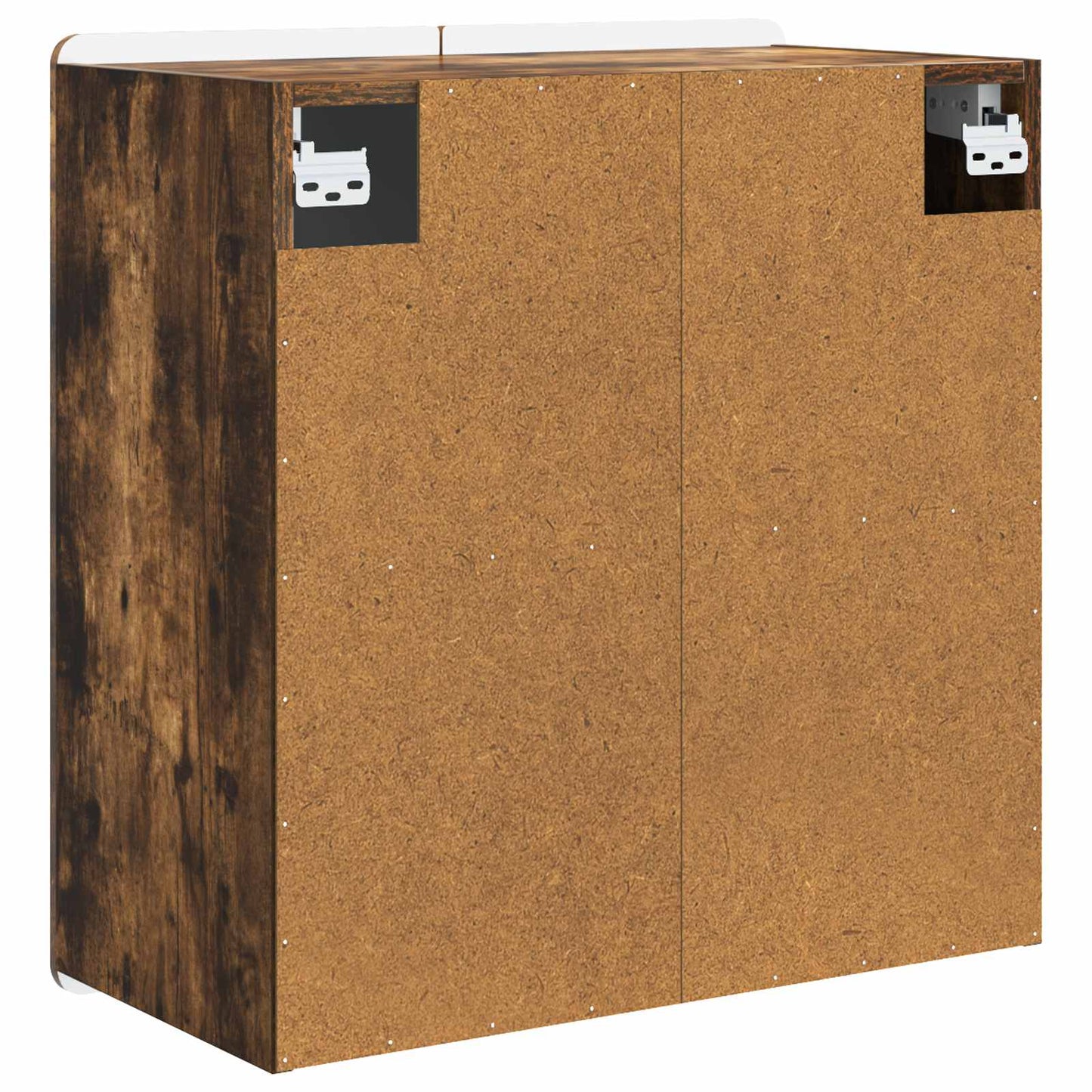 vidaXL Wall-Mounted Cabinet Smoked Oak 59 x 31 x 64 cm Engineered Wood