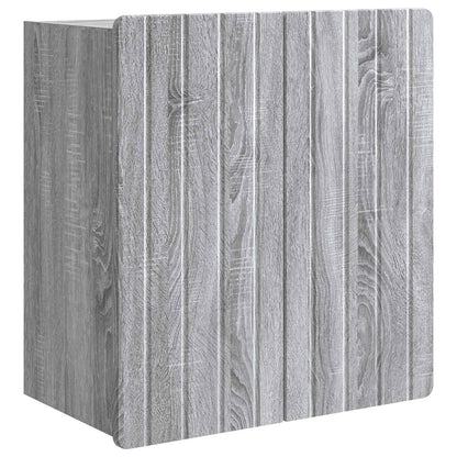 vidaXL Wall-Mounted Cabinet Grey Sonoma 59 x 31 x 64 cm