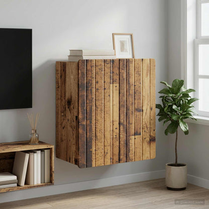 vidaXL Wall-Mounted Cabinet Old Wood 59 x 31 x 64 cm Engineered Wood