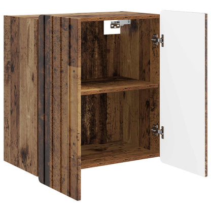 vidaXL Wall-Mounted Cabinet Old Wood 59 x 31 x 64 cm Engineered Wood