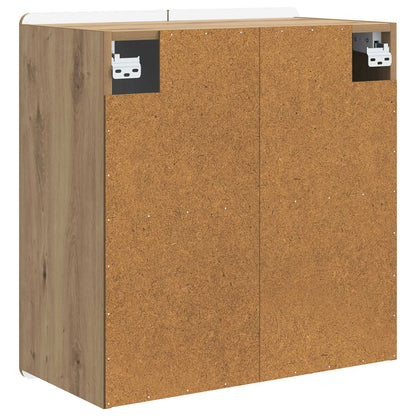 vidaXL Wall-Mounted Cabinet Artisan Oak 59 x 31 x 64 cm