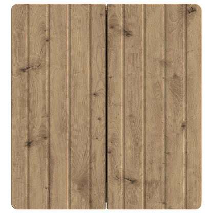 vidaXL Wall-Mounted Cabinet Artisan Oak 59 x 31 x 64 cm