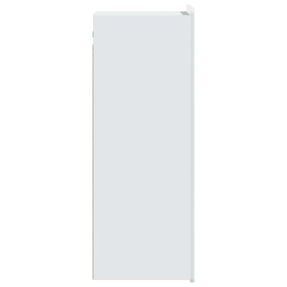 vidaXL Wall-Mounted Cabinet White 33 x 34.5 x 94 cm Engineered Wood