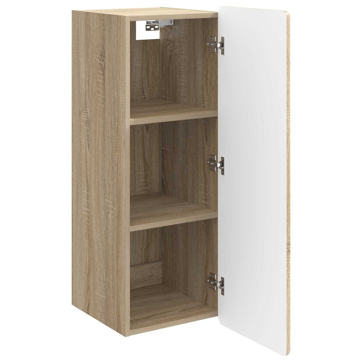 vidaXL Wall-Mounted Cabinet Sonoma Oak 33 x 34.5 x 94 cm